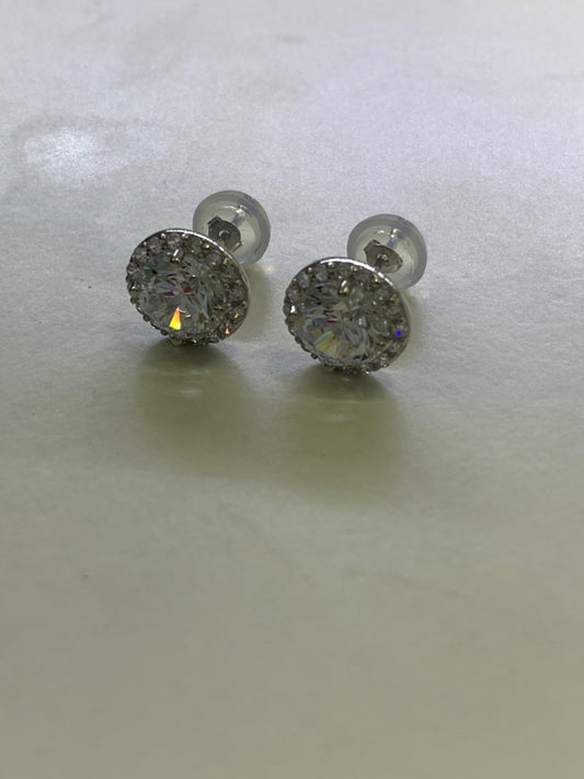 14K Yellow Gold  Earring with CZ