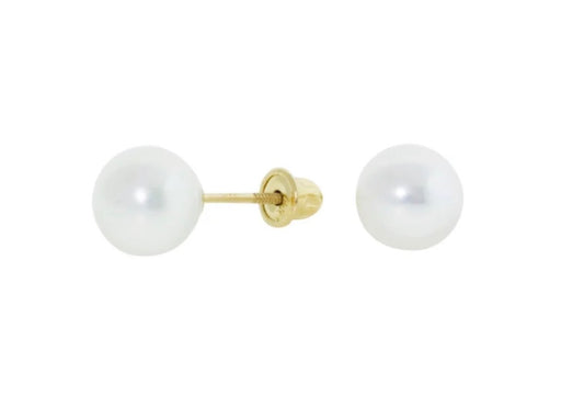 14K Yellow Gold  Earring with CZ