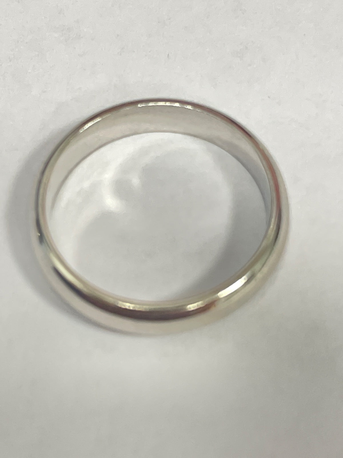 White Silver  Ring