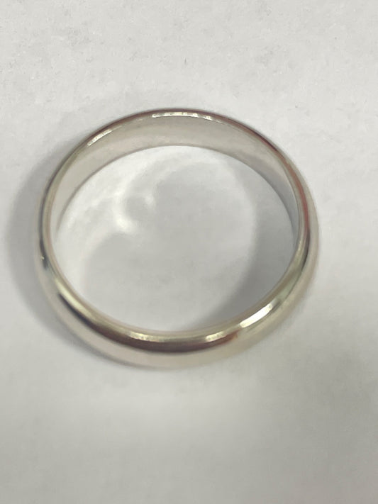 White Silver  Ring