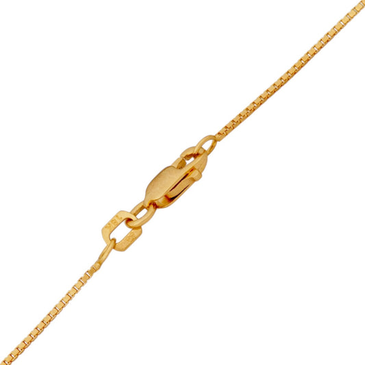 18K Yellow Gold Box Chain