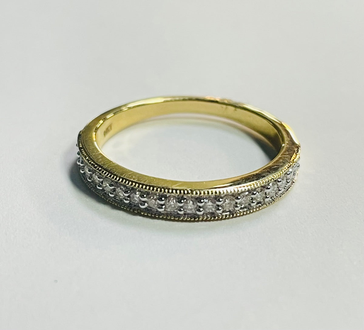 14K Yellow Gold  Ring with Diamond