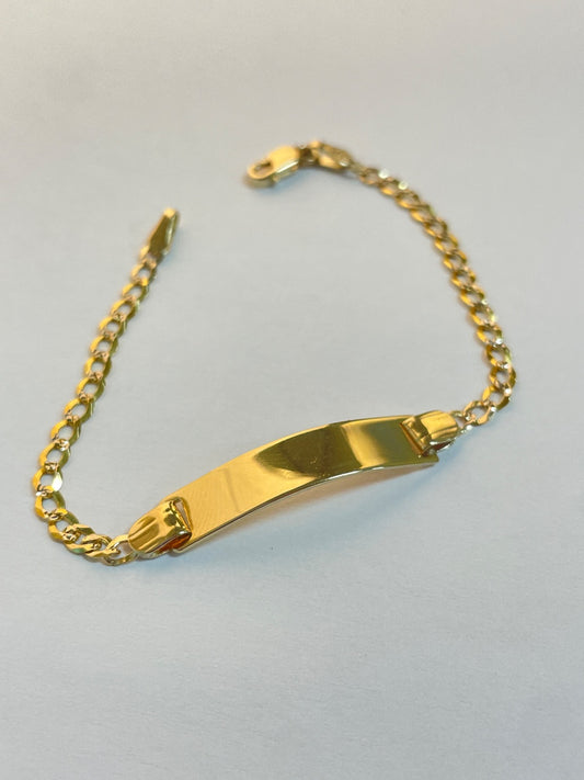 14K Yellow Gold  Baby Bracelet