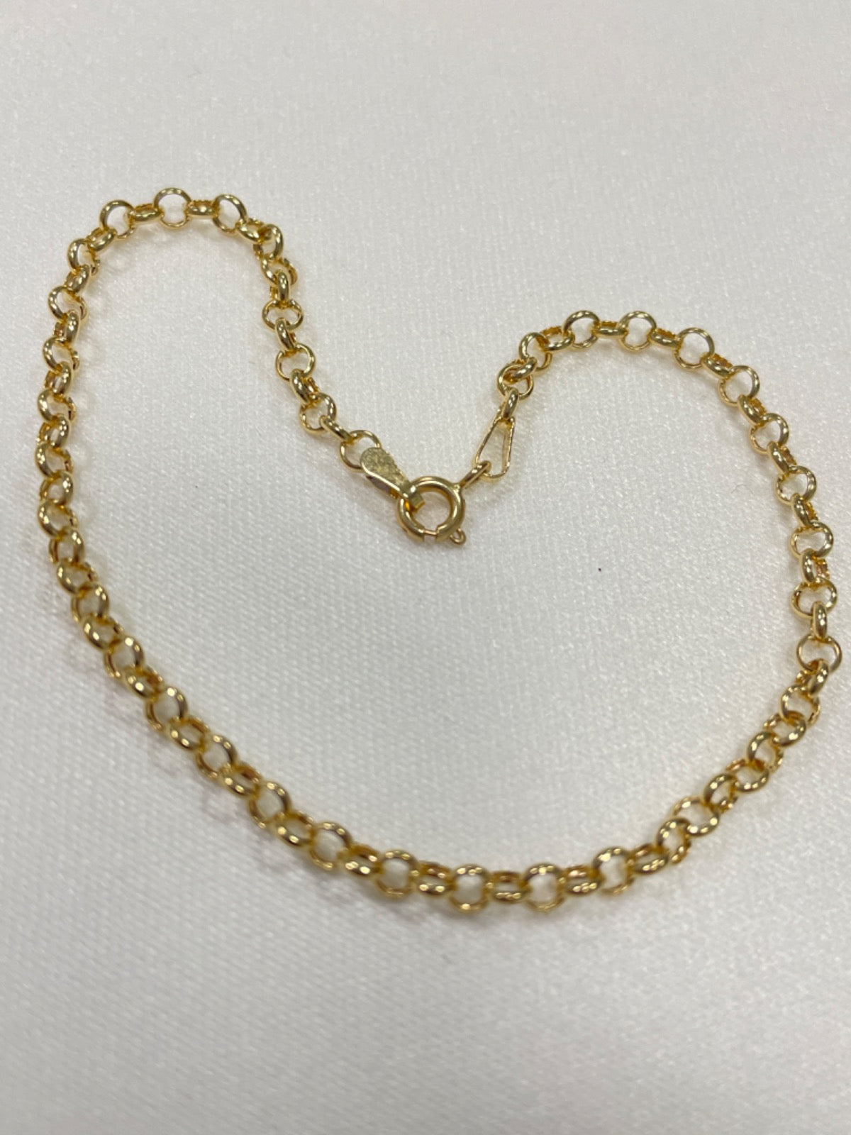 18K Yellow Gold Portugues Link  Bracelet