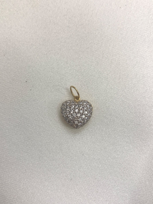 18K Yellow Gold  Pendant with CZ