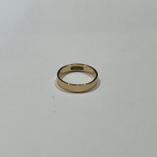 18K Yellow Gold  Wedding Band