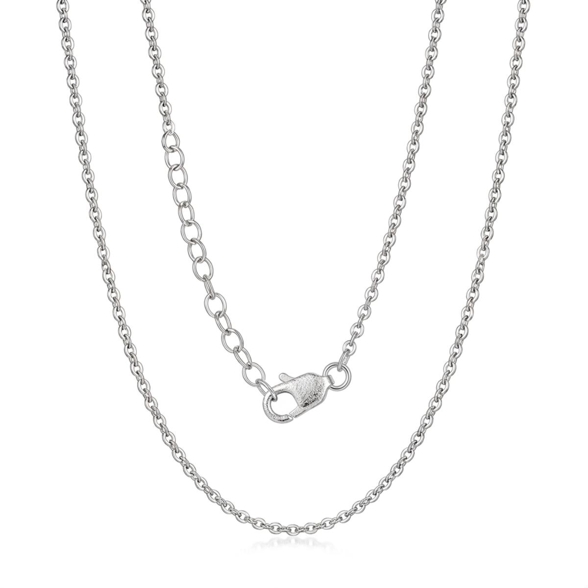 White Silver  Chain