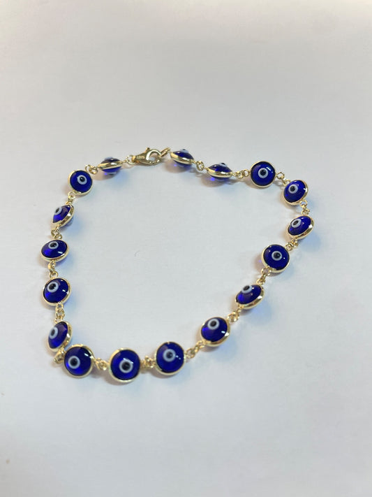 14K Yellow Gold  Bracelet with CZ
