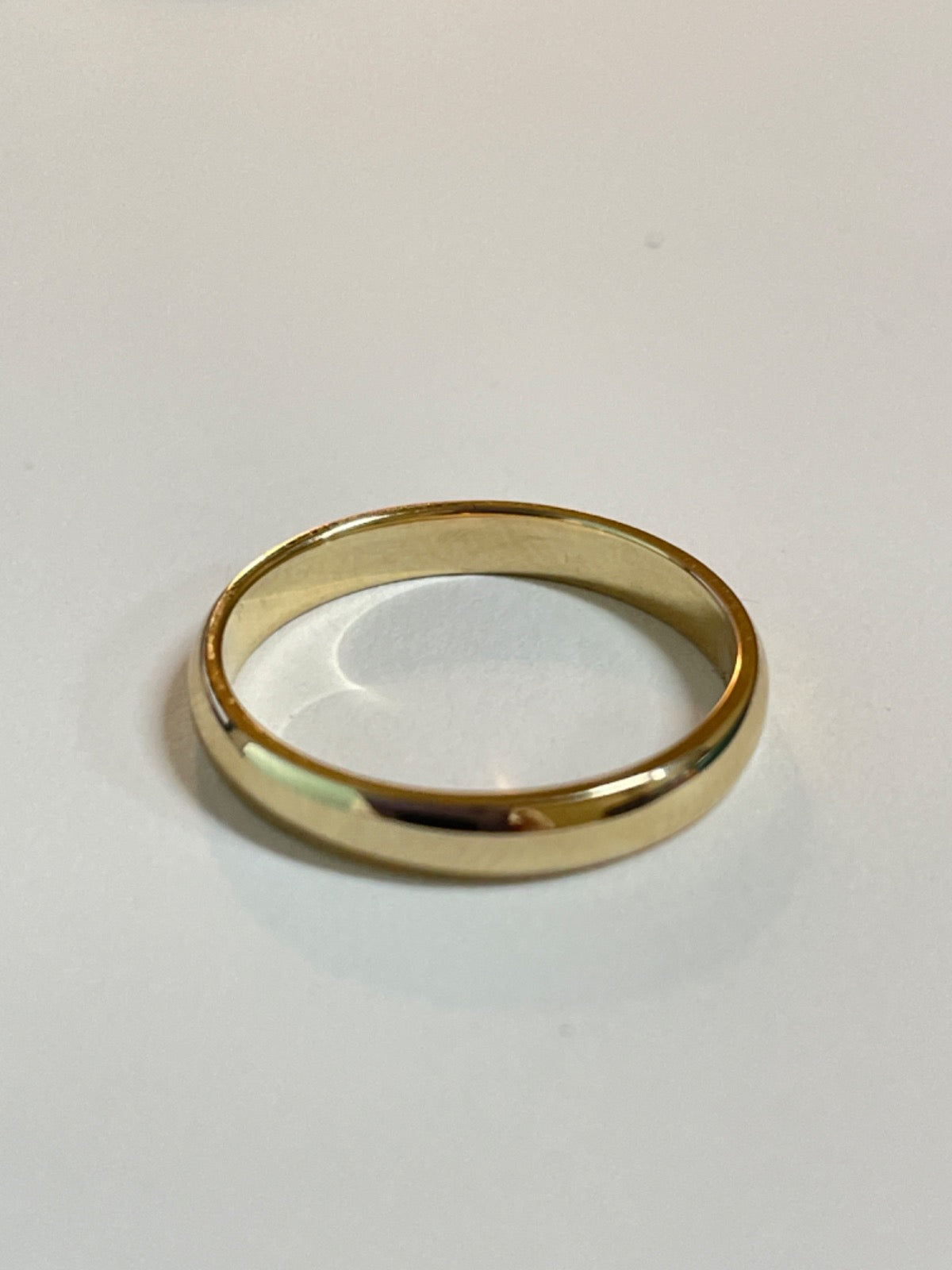 14K Yellow Gold  Wedding Band