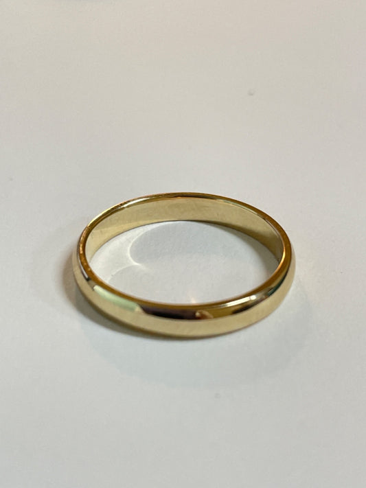 14K Yellow Gold  Wedding Band