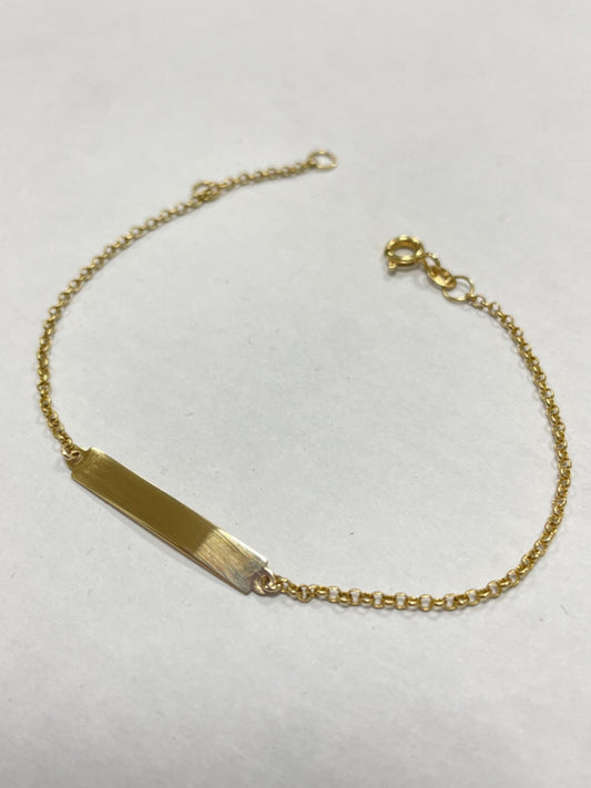 18K Yellow Gold  Baby Bracelet