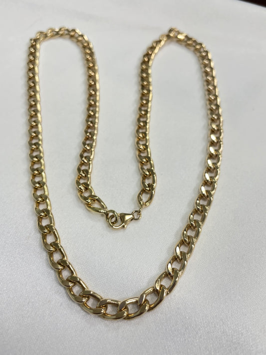 18K Yellow Gold Cuban  Chain