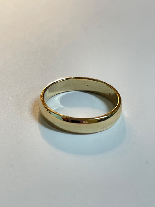 14K Yellow Gold  Wedding Band