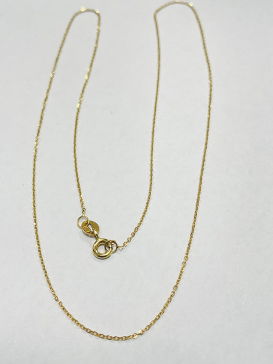 18K Yellow Gold Fine Chain