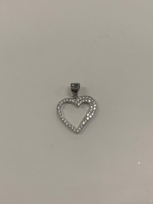 Silver  Pendant with CZ