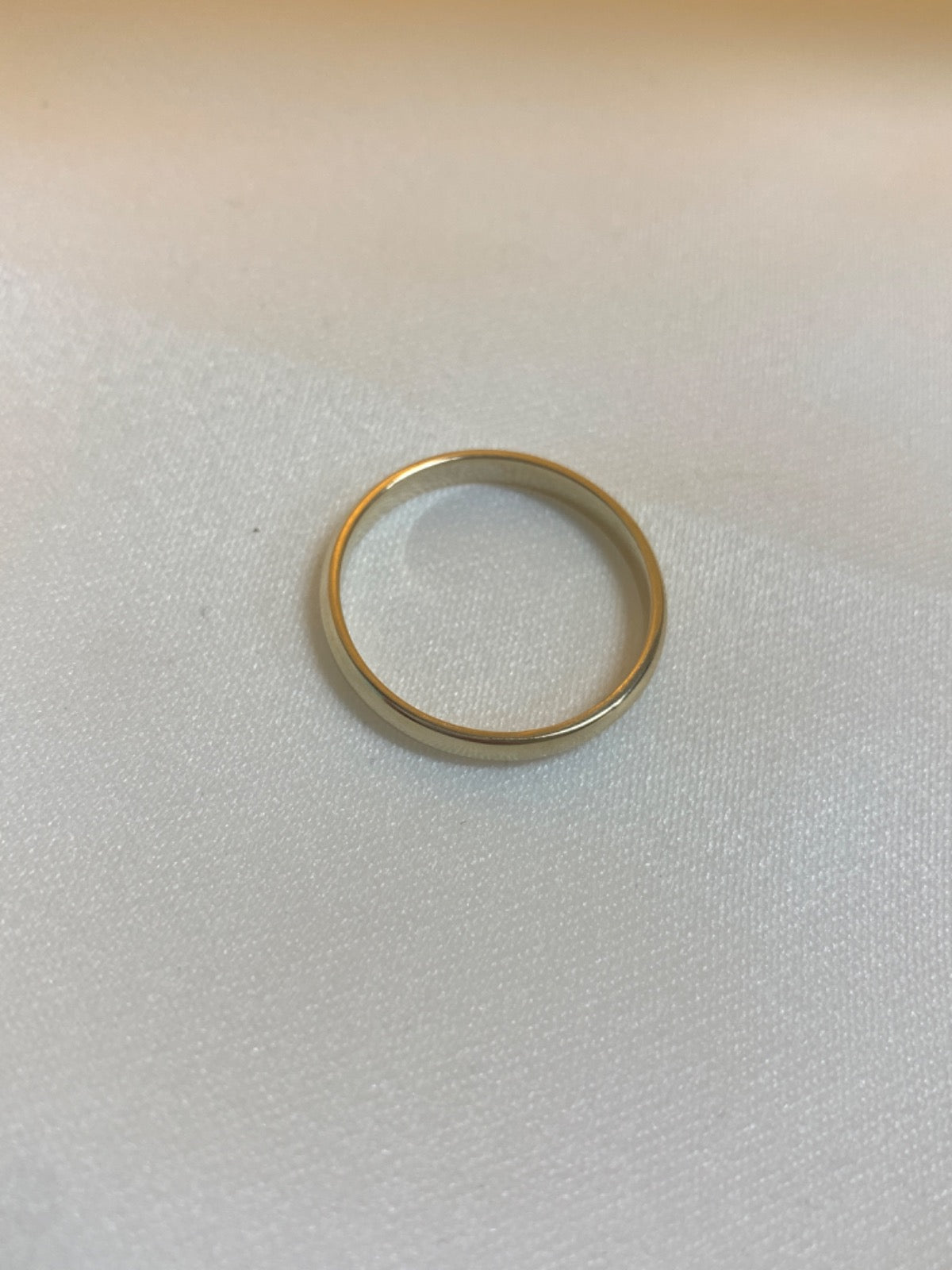 14K Yellow Gold  Wedding Band