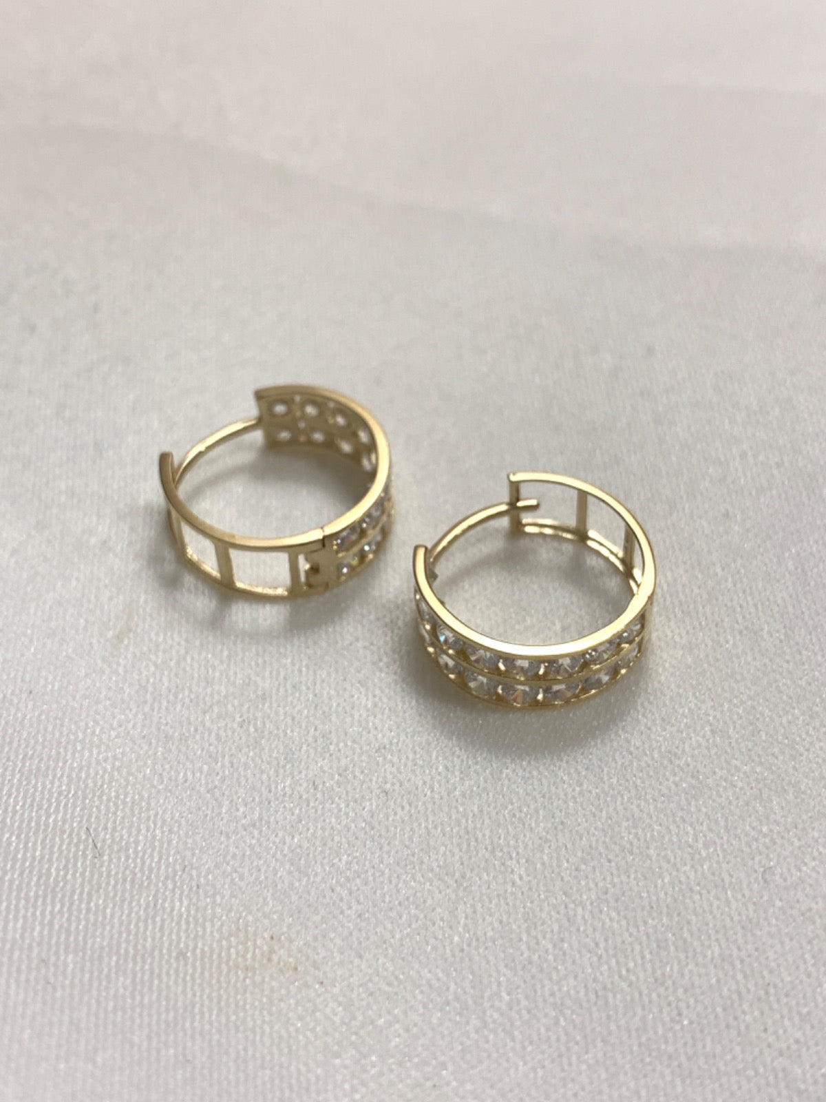 14K Yellow Gold  Earring with CZ