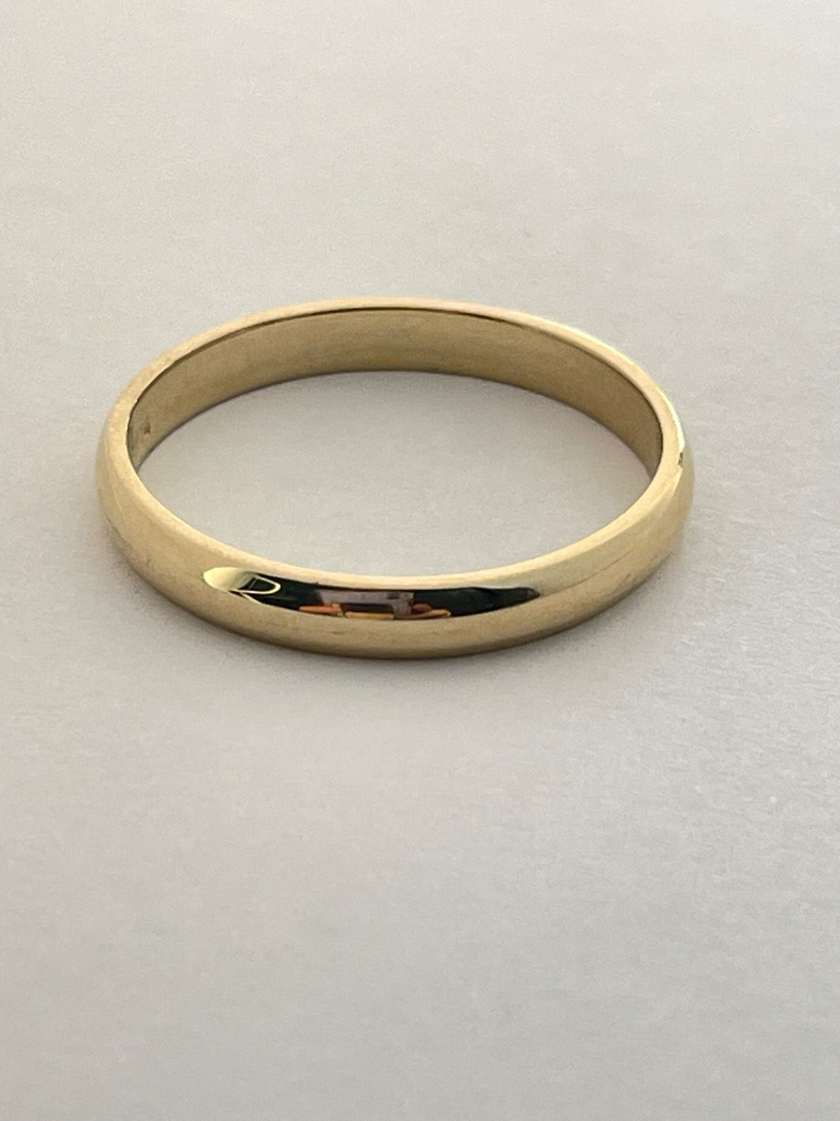 14K Yellow Gold  Wedding Band
