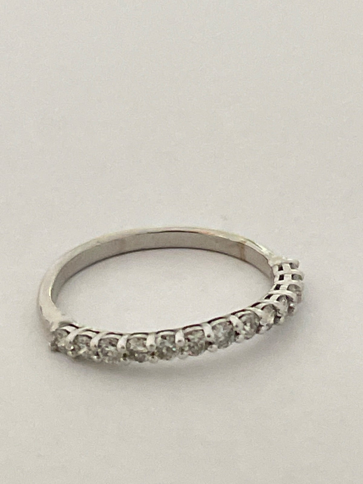 14K White Gold  Engagement Ring with Diamond