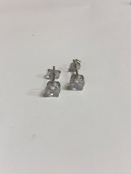 Silver  Earring with CZ