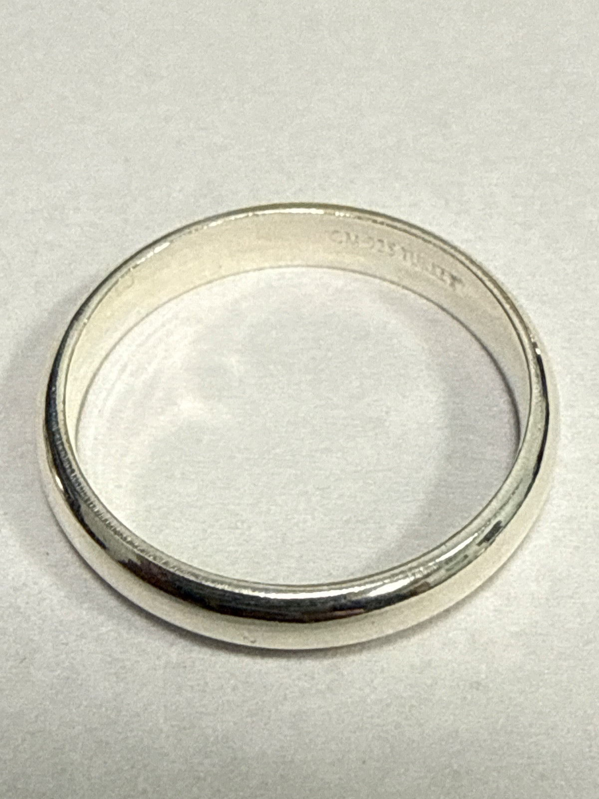 Silver  Wedding Band