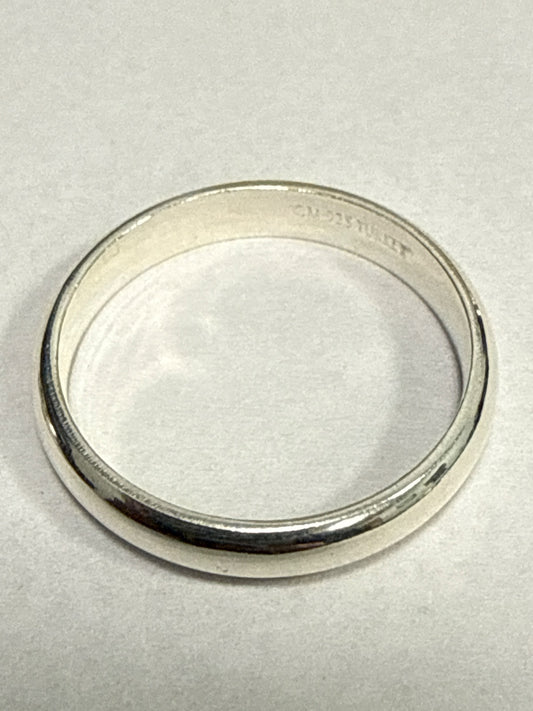 Silver  Wedding Band