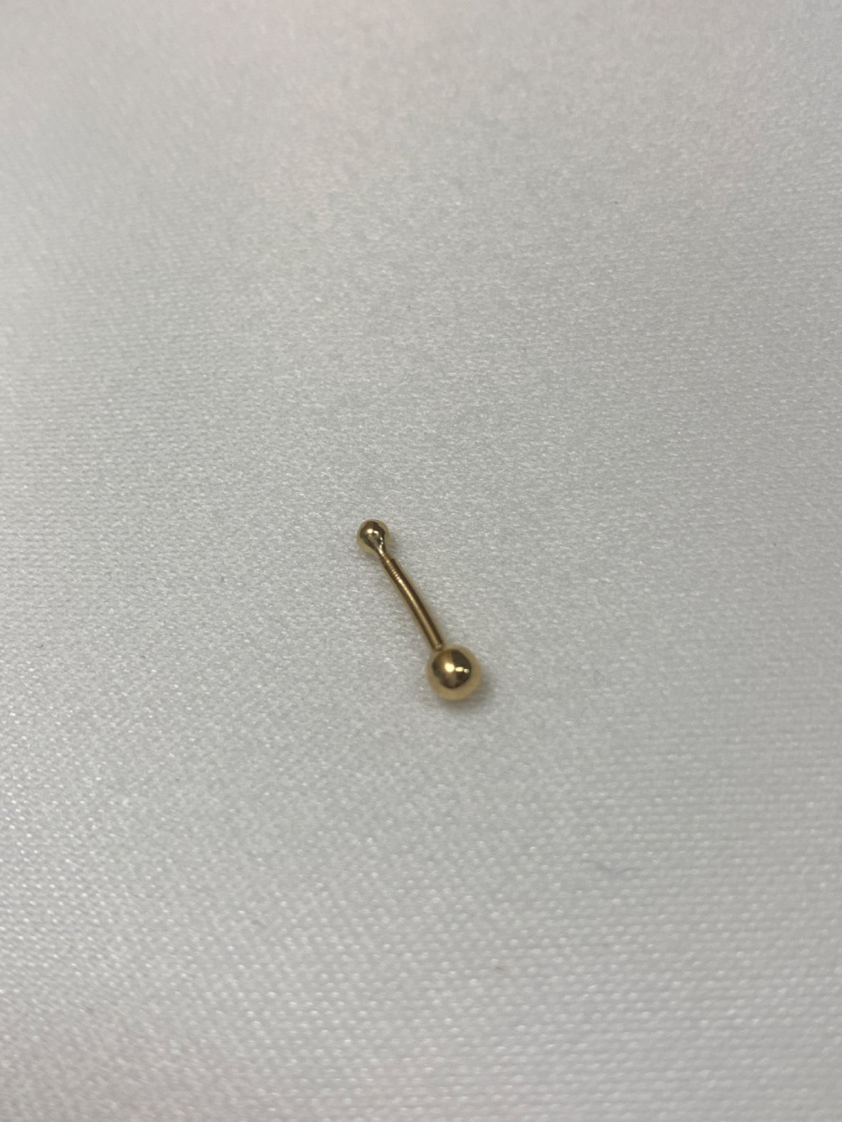 18K Yellow Gold  Piercing