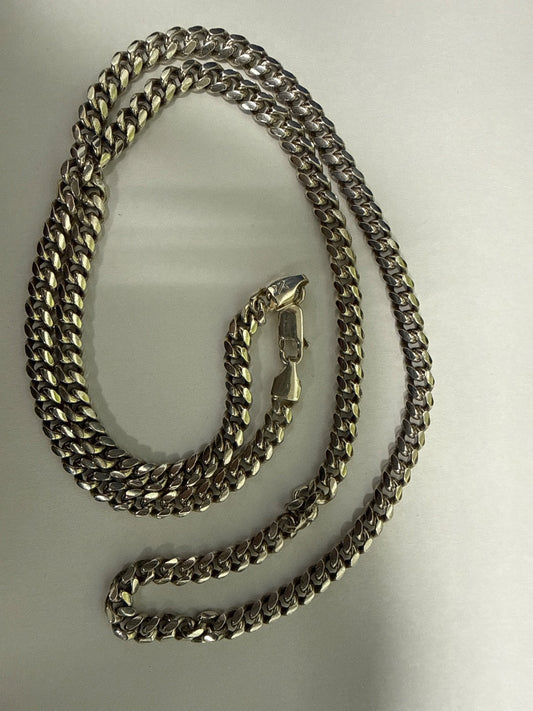 White Silver  Chain