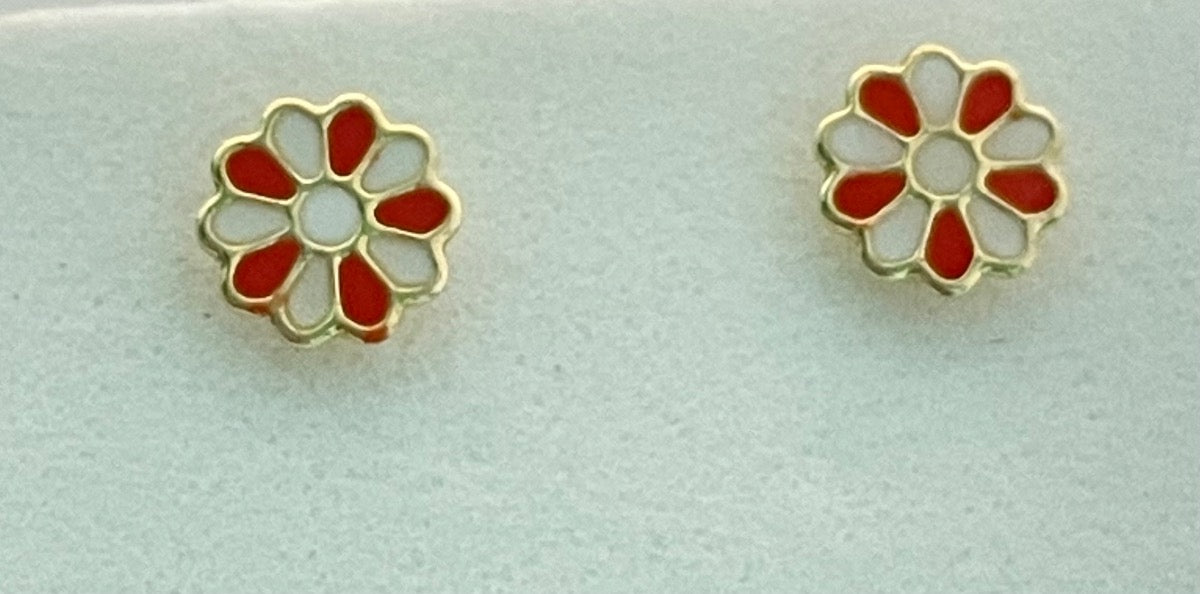 18K Yellow Gold  Earring
