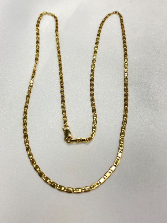 18K Yellow Gold Piastrine  Chain