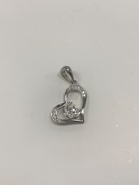 Silver  Pendant with CZ