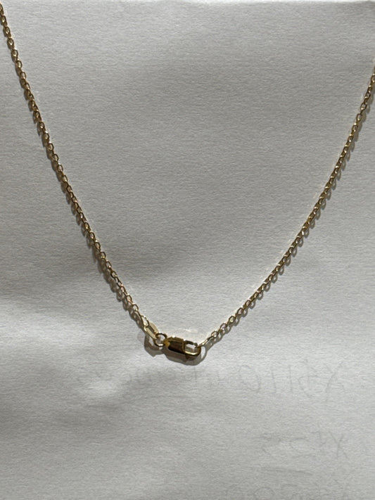 14K White Gold  Chain
