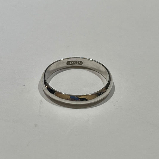 Silver  Wedding Band