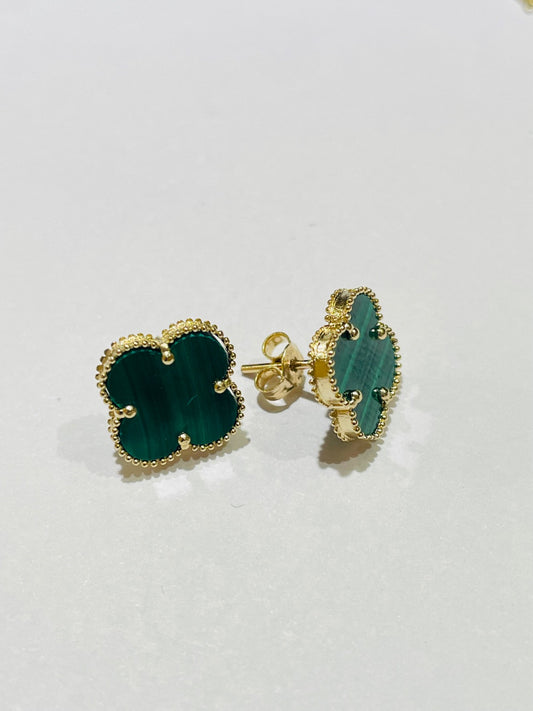14K Yellow Gold  Earring with CZ