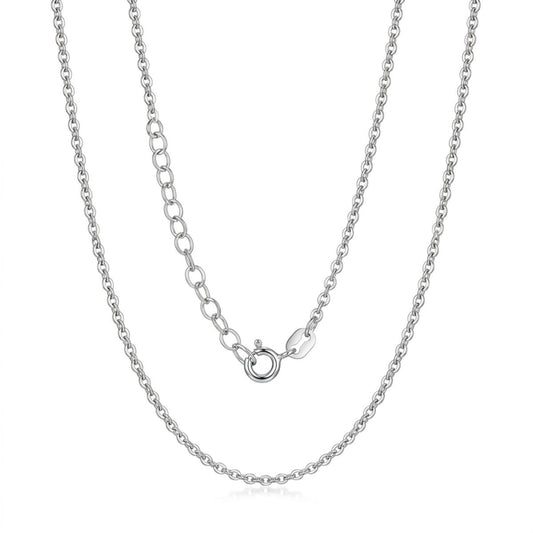 White Silver  Chain