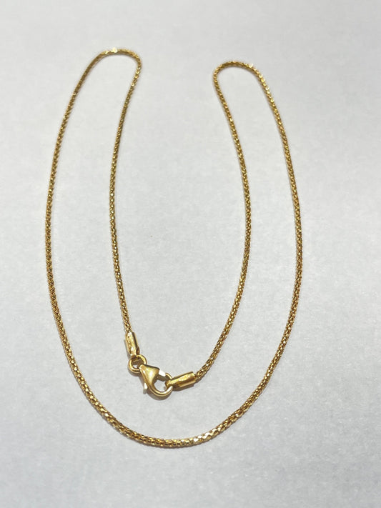 18K Yellow Gold Palm Chain