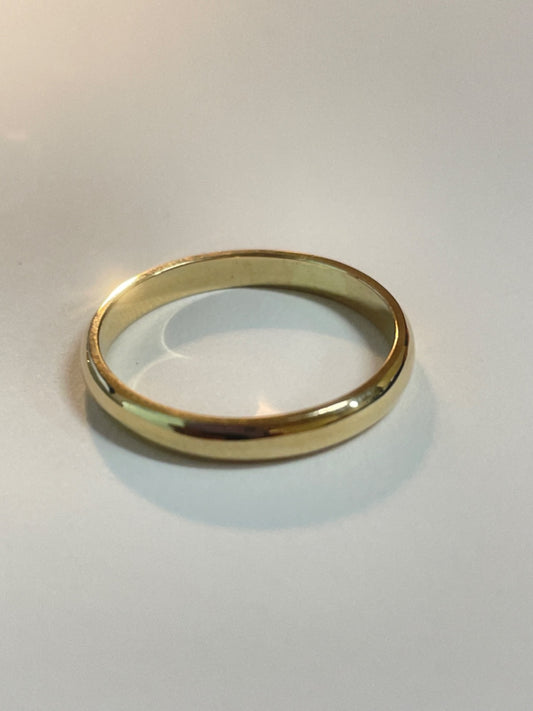 14K Yellow Gold  Wedding Band