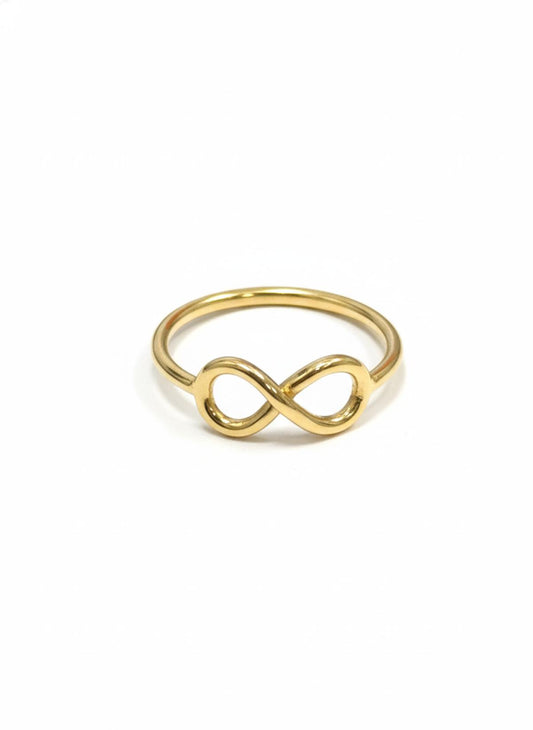 18K Yellow Gold Infinity Ring