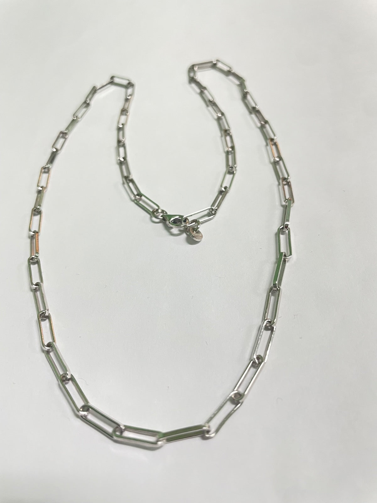 White Silver  Chain