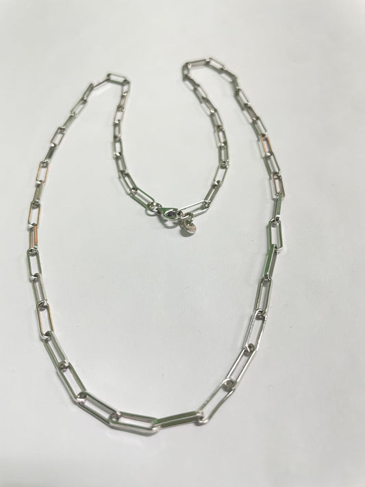 White Silver  Chain