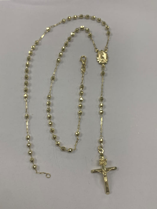 14K Yellow Gold Rosary Chain