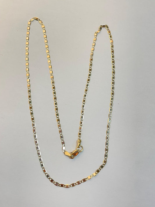 14K Tri-Tone Gold  Chain