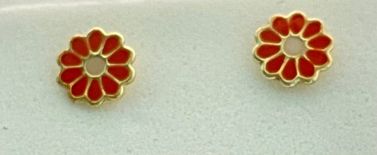 18K Yellow Gold  Earring
