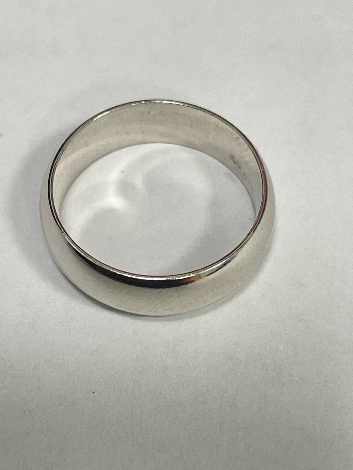 White Silver  Ring