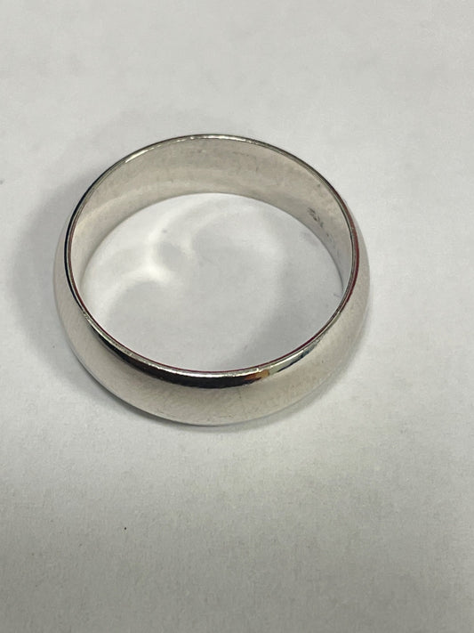 White Silver  Ring