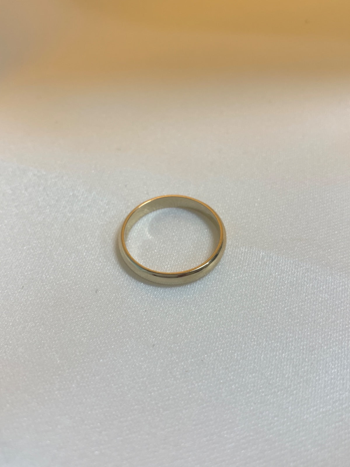 14K Yellow Gold  Wedding Band