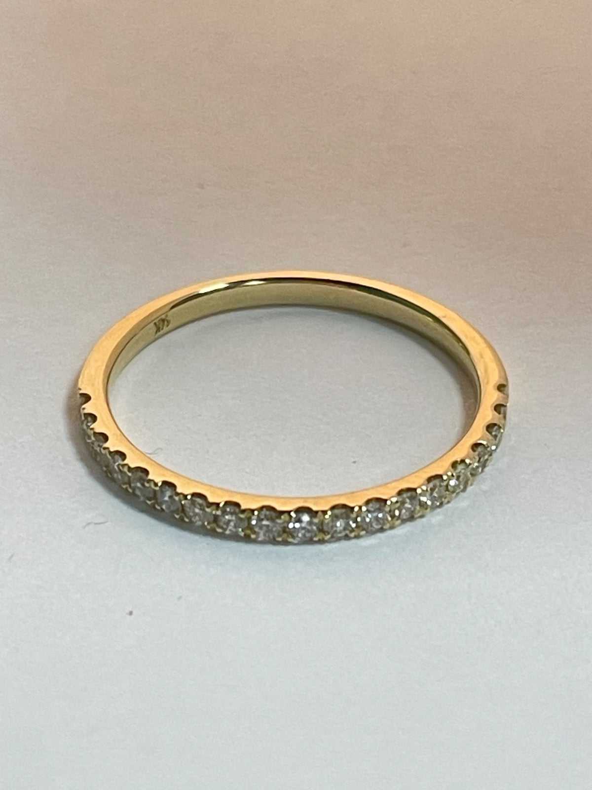 14K Yellow Gold  Engagement Ring with Diamond