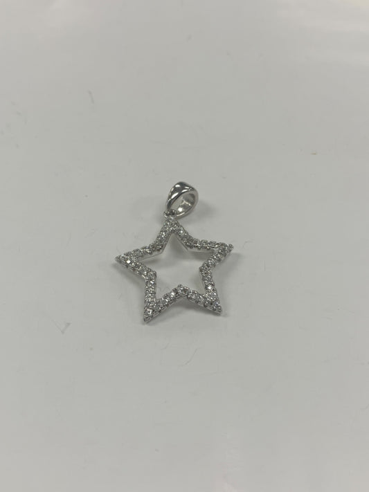 Silver  Pendant with CZ