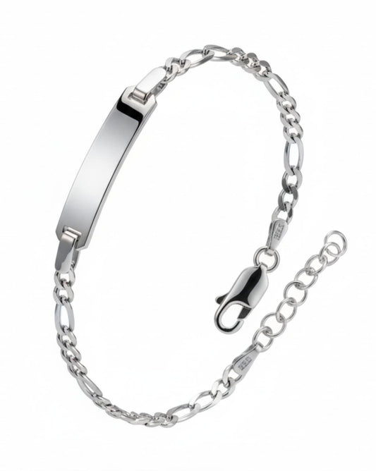 White Silver  Baby Bracelet