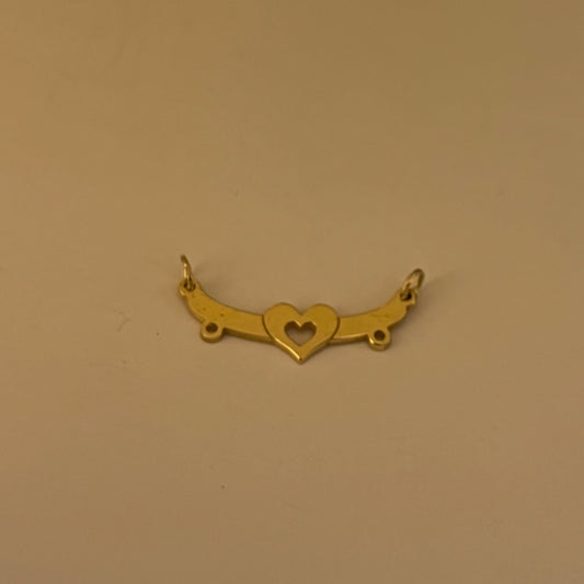 18K Yellow Gold “Canga Com Coração” Pendant